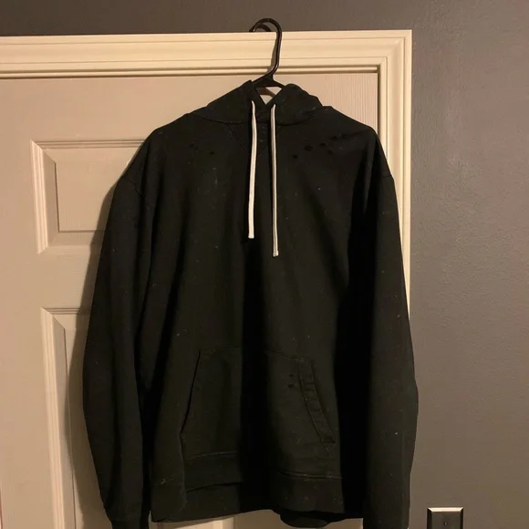 All Saints Distressed Sweatshirt - Picture 2 of 3